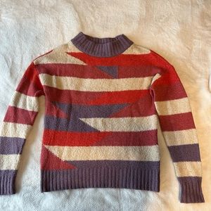 a.n.a. Multicolor block sweater. Size XS